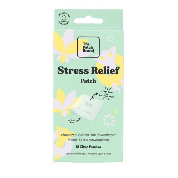The Patch Brand Stress Relief Vitamin Patch, 15 patches GOODS Superdrug