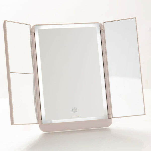 STYLPRO Get Up and Glow Up Bi-Folding Mirror GOODS Superdrug