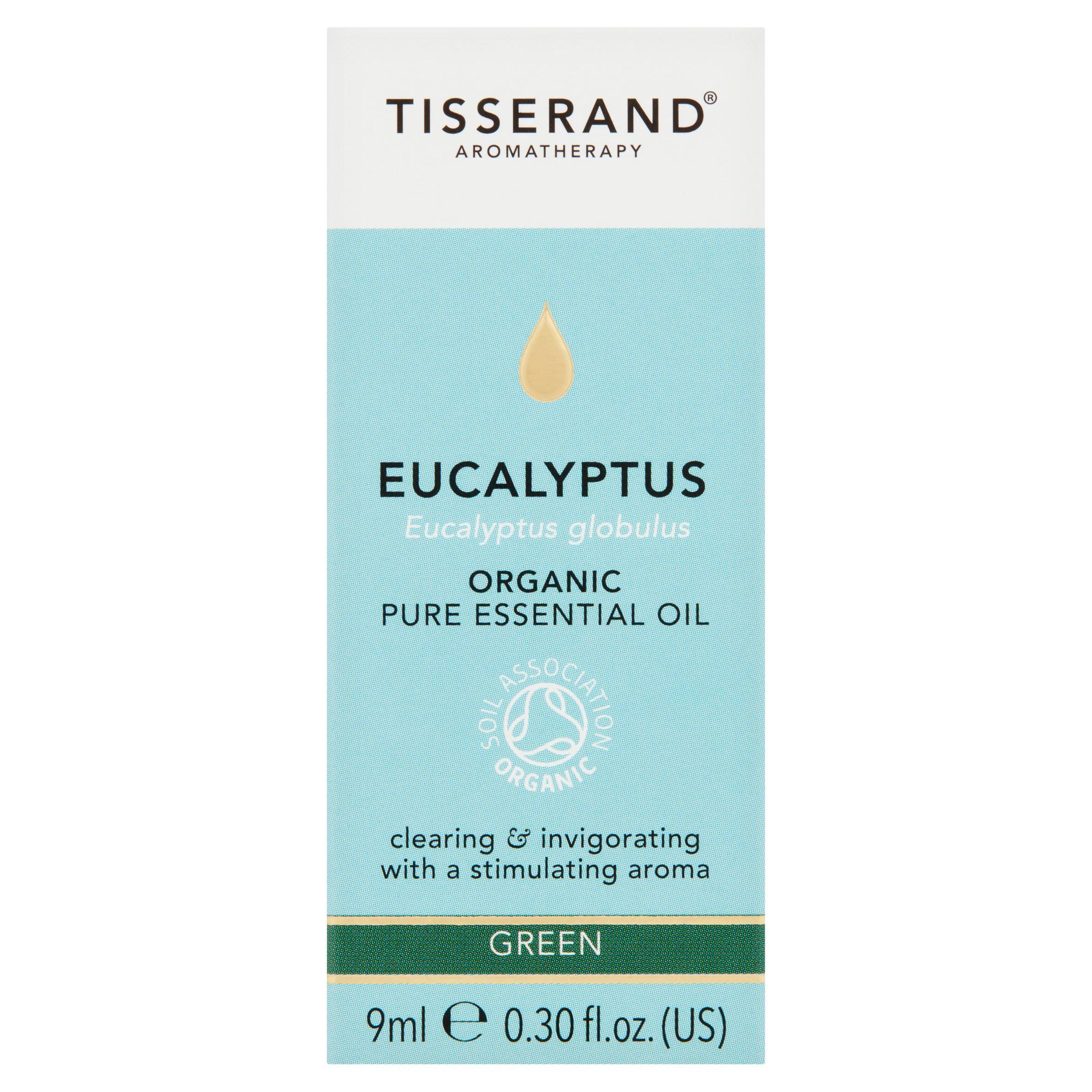 Tisserand Aromatherapy Green Eucalyptus Organic Pure Essential Oil 9ml GOODS Sainsburys