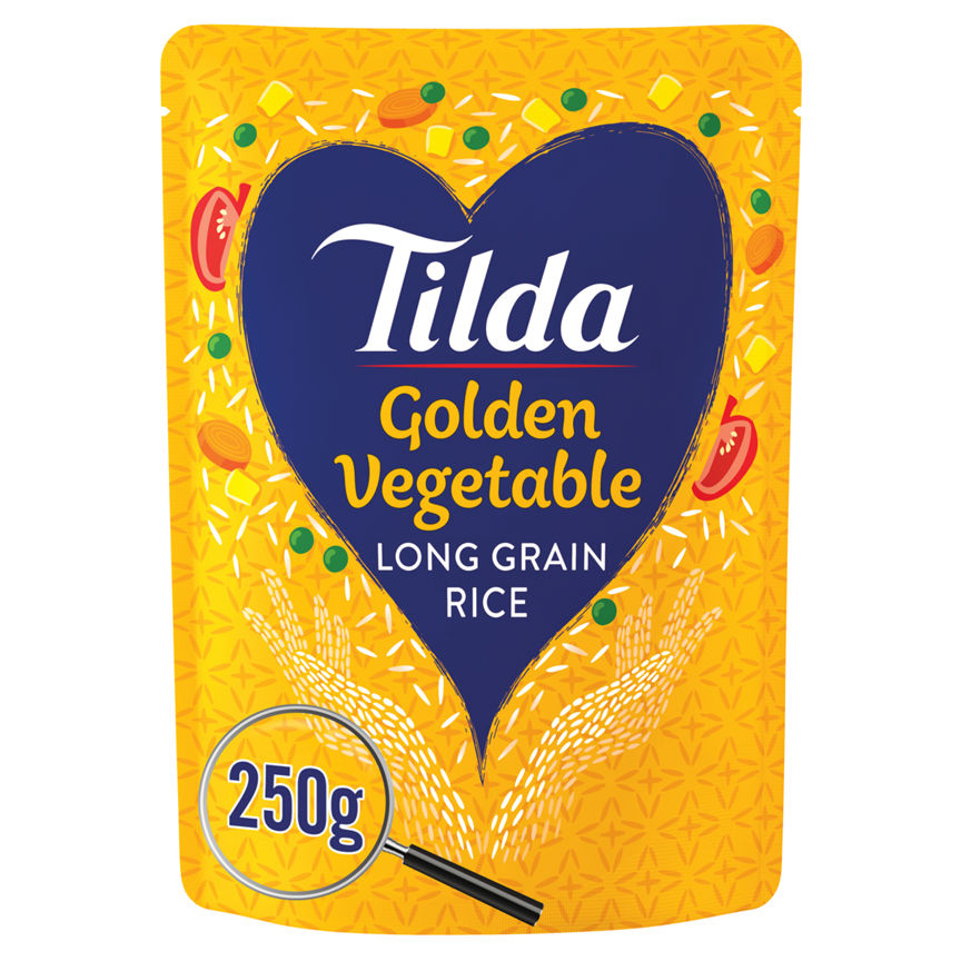 Tilda Classics Golden Vegetable Rice GOODS ASDA