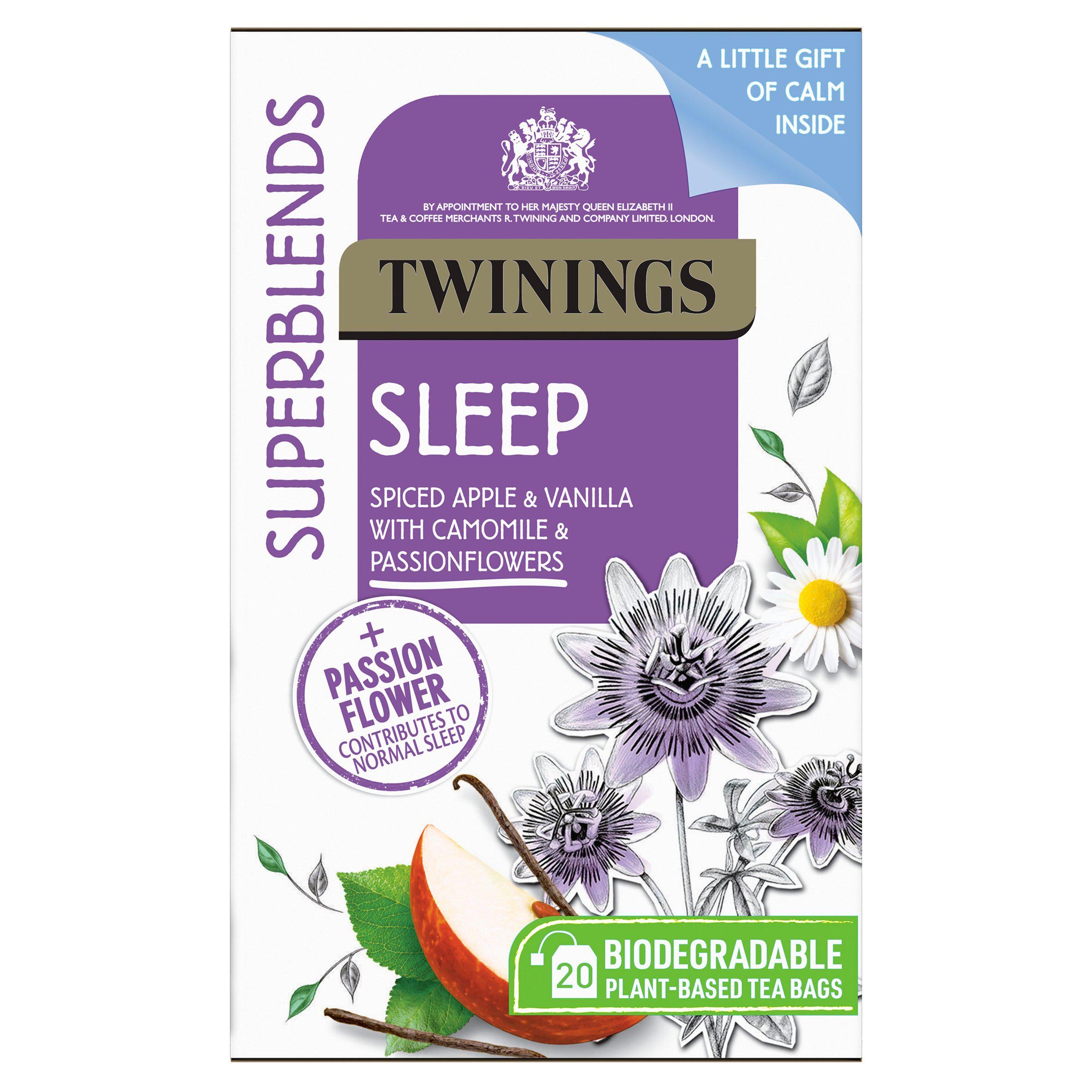 Twinings Superblends Sleep with Spiced Apple & Camomile, 20 Tea Bags GOODS Sainsburys