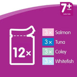 Whiskas 7+ Senior Wet Cat Food Fish Favourites in Jelly 12 x 85g GOODS M&S