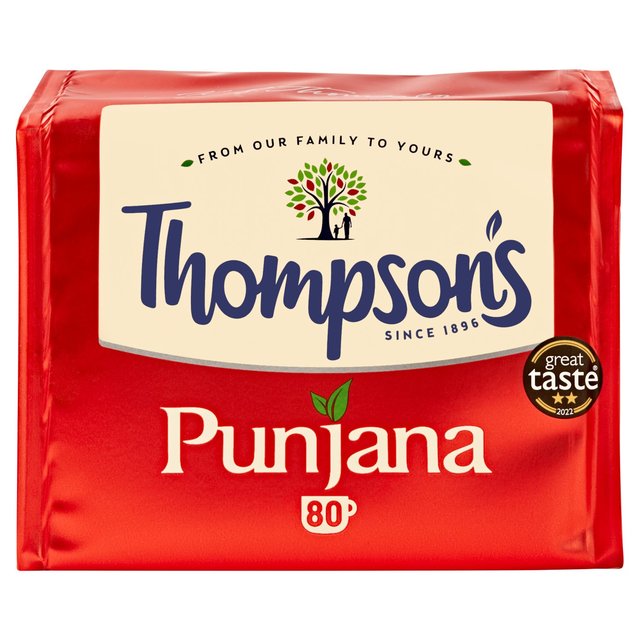 Thompsons Punjana Tea Bags 80 per pack GOODS M&S