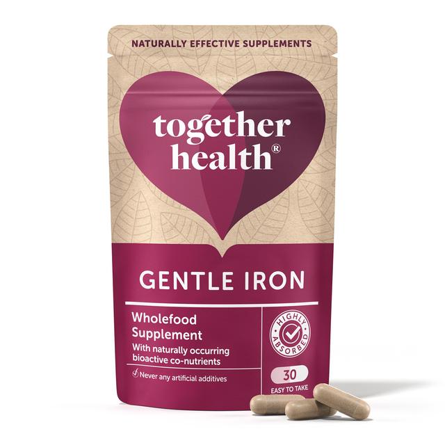 Together Gentle Iron with B Vitamins Vegetable Capsules 30 per pack GOODS M&S