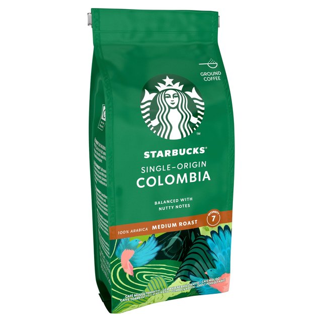 STARBUCKS Colombia Medium Roast Ground Coffee 200g GOODS M&S