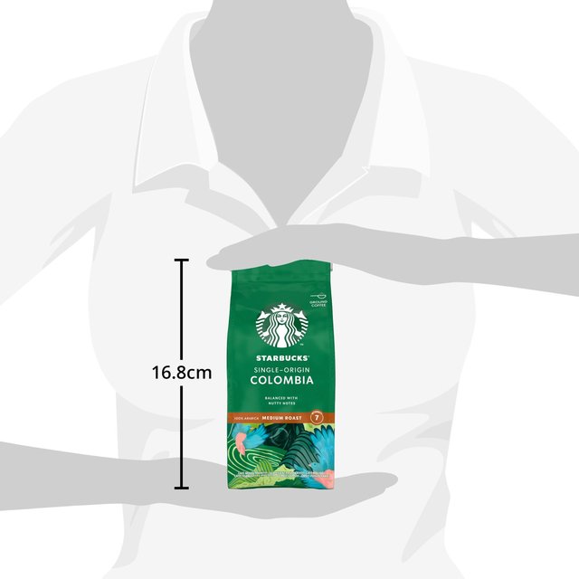 STARBUCKS Colombia Medium Roast Ground Coffee 200g GOODS M&S