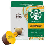 STARBUCKS Blonde Espresso Roast Coffee Pods by NESCAFE Dolce Gusto 12 per pack GOODS M&S