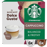 STARBUCKS Cappuccino Coffee Pods by NESCAFE Dolce Gusto 12 per pack GOODS M&S