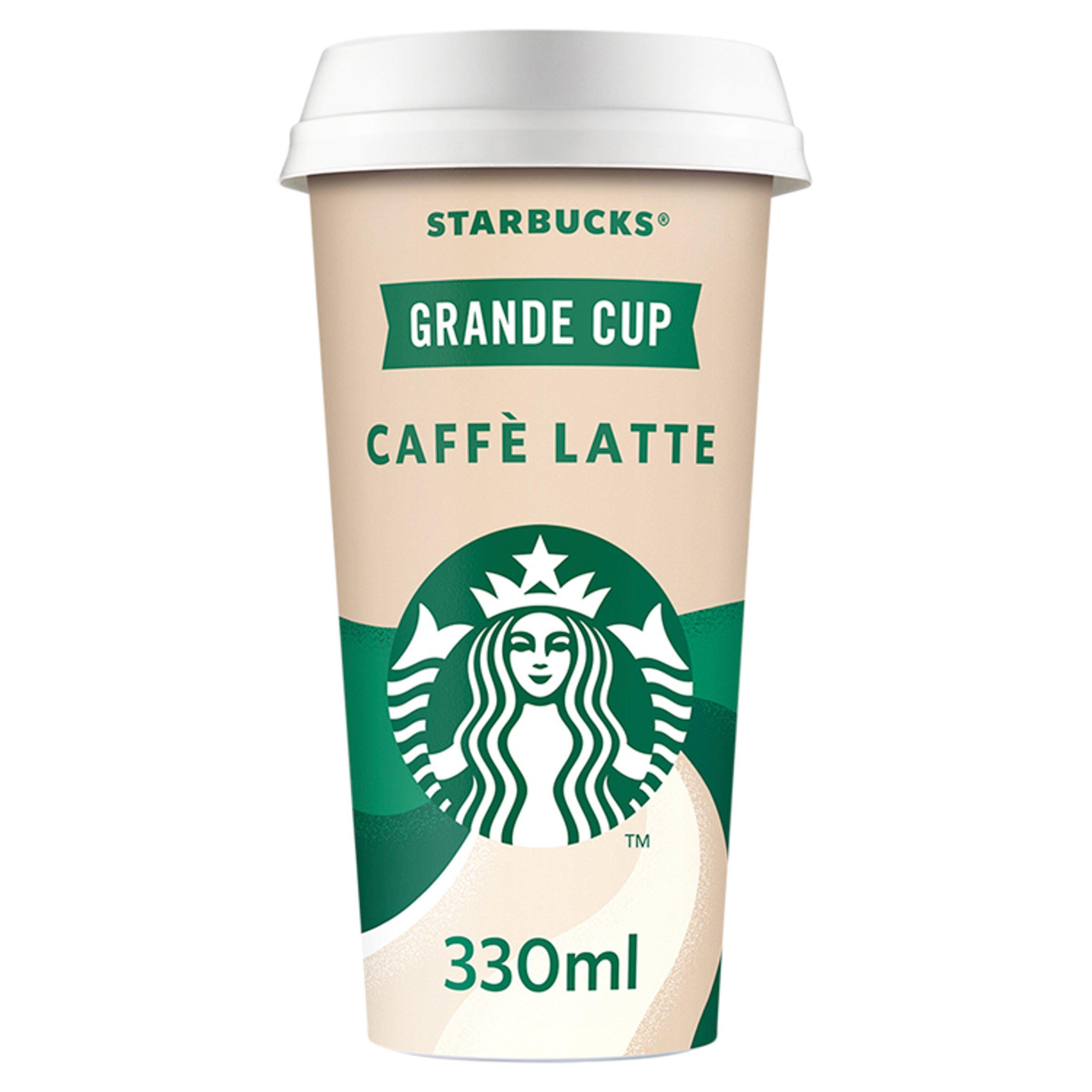 Starbucks Grande Caffe Latte Iced Coffee Drink 330ml GOODS Sainsburys