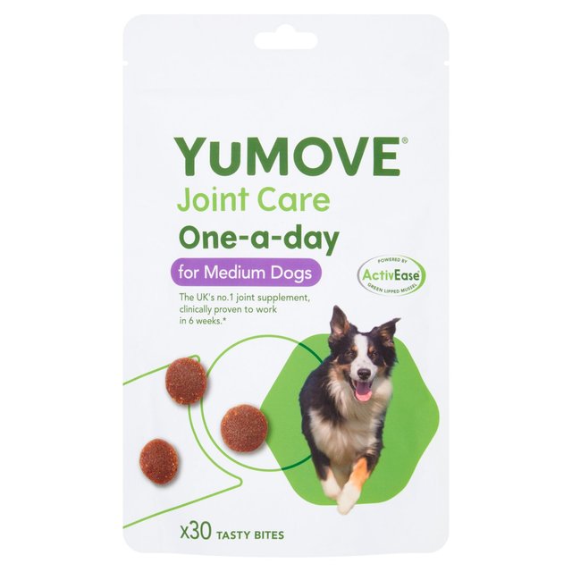 Yumove Chewies One a Day Dog Joint Supplement Medium Dog 30 per pack GOODS M&S