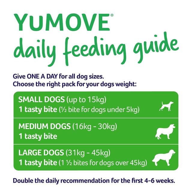 Yumove Chewies One a Day Dog Joint Supplement Small Dog 30 per pack GOODS M&S