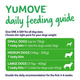 Yumove Chewies One a Day Dog Joint Supplement Small Dog 30 per pack GOODS M&S