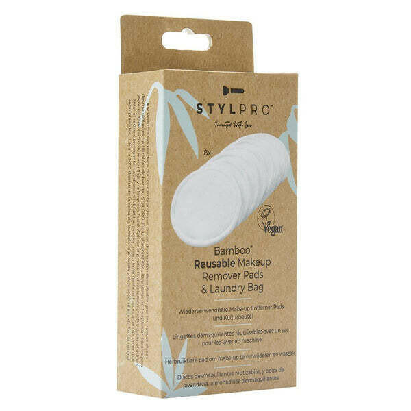 STYLPRO Bamboo Reusable Makeup Pads (8) GOODS Superdrug