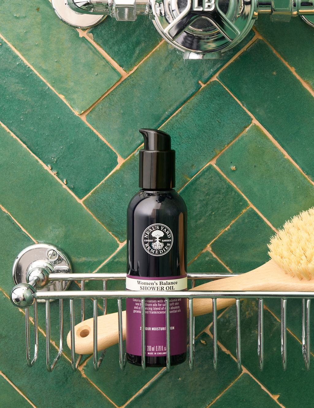 Womens Balance Shower Oil 200ml Shower, Bath & Hand Hygiene M&S