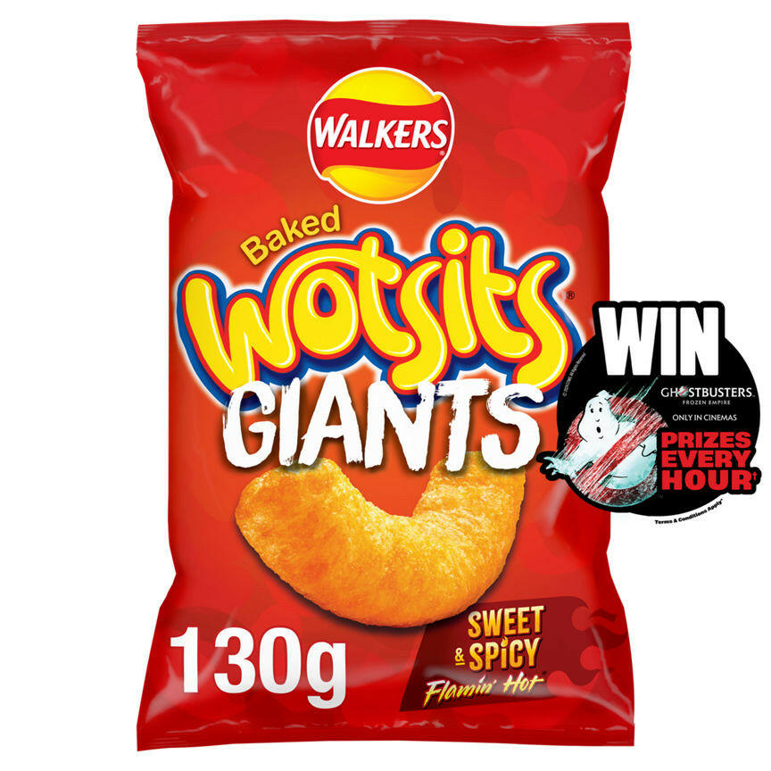 Walkers Wotsits Giants Flamin' Hot Sharing Crisps GOODS ASDA