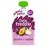 Little Freddie Organic Prunes Apples Baby Food Pouch 6 M