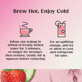 Twinings Superblends Glow with Strawberry Cucumber Green Tea