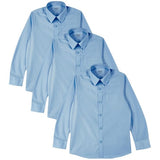 MS Boys Regular Fit Easy to Iron Shirts 9-10 Years Blue