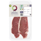 Ocado Organic Grass-Fed 2 Beef Sirloin Steaks