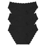 Stripe Stare The Original Knicker Three Pack Black L