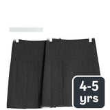 MS 2Pk Pleated Skirt 4-5 Years Grey