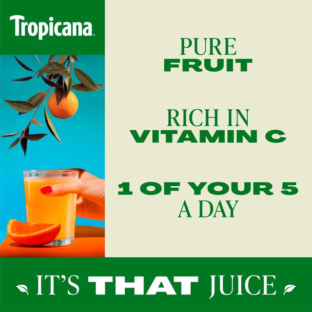 Tropicana Pure Smooth Orange Fruit Juice 4 x 250ml GOODS M&S