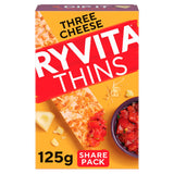 Craquelins Ryvita Thins aux trois fromages, 125 g
