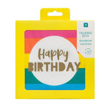 Talking Tables Rainbow Happy Birthday Napkins 20 per pack GOODS M&S