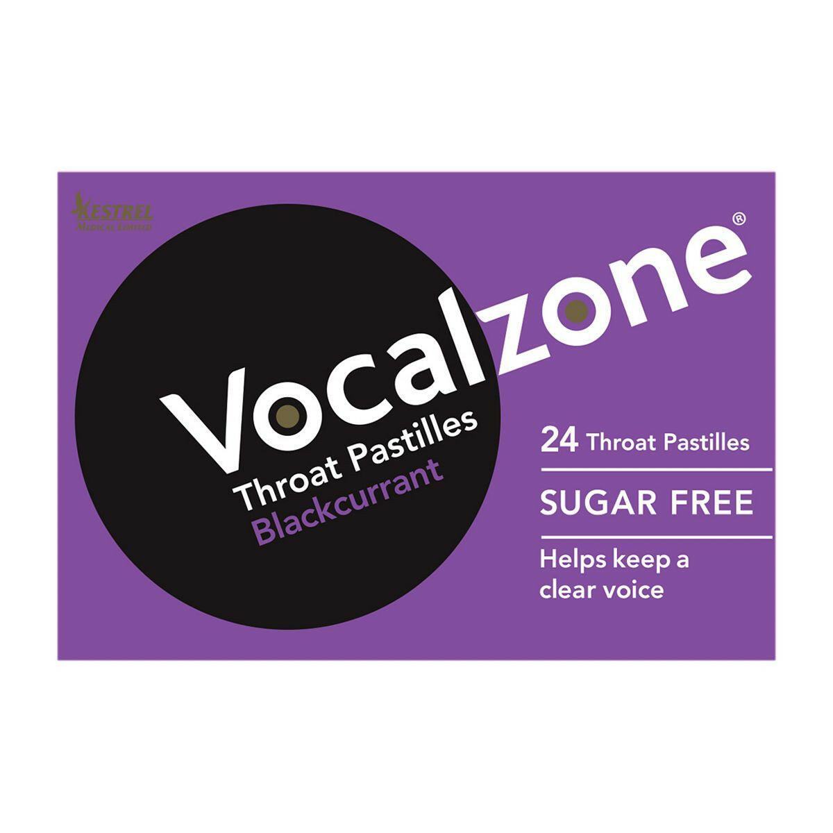 Vocalzone Throat Pastilles Blackcurrant - 24 Pastilles GOODS Boots