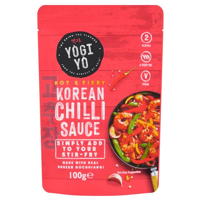 Yogiyo Hot Korean Chilli Stir-Fry Sauce 100g GOODS M&S