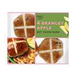Brioches de Pâques aux pommes Bramley M&S (4 par paquet)