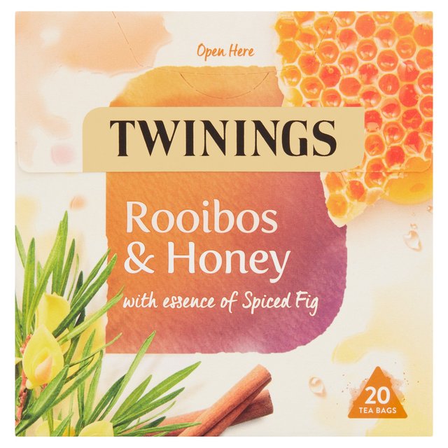 Twinings Rooibos & Honey Herbal Tea 20 per pack GOODS M&S