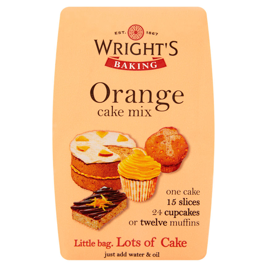Wright's Baking Baking Orange Cake Mix 500g GOODS ASDA