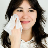 The Cheeky Panda Bamboo Facial Cleansing Wipes Rose Scented 25 per pack GOODS M&S