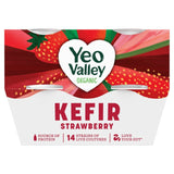 Yeo Valley Organic Strawberry Kefir Yogurt 4 x 100g GOODS M&S