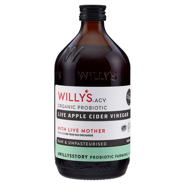 Willy's Organic Live Apple Cider Vinegar with 'The Mother' 500ml GOODS M&S