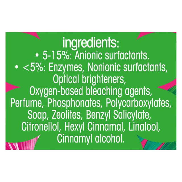 Surf Washing Powder Tropical Lily 80 wash 4kg GOODS M&S