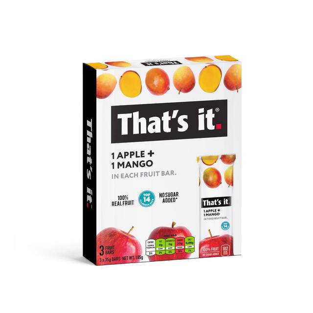 That's it. Apple Mango 3 x 35g GOODS M&S