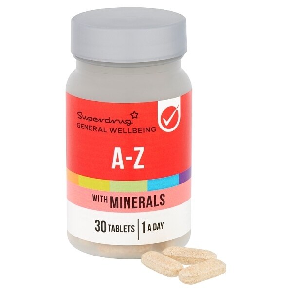 Superdrug A-Z Multivitamin Tablets 30pk GOODS Superdrug