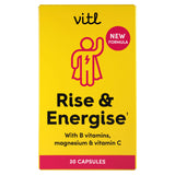 Vitl Rise & Energise Capsules x30 GOODS Sainsburys