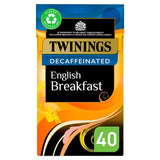 Twinings Decaffeinated English Breakfast Tea 40 per pack GOODS M&S