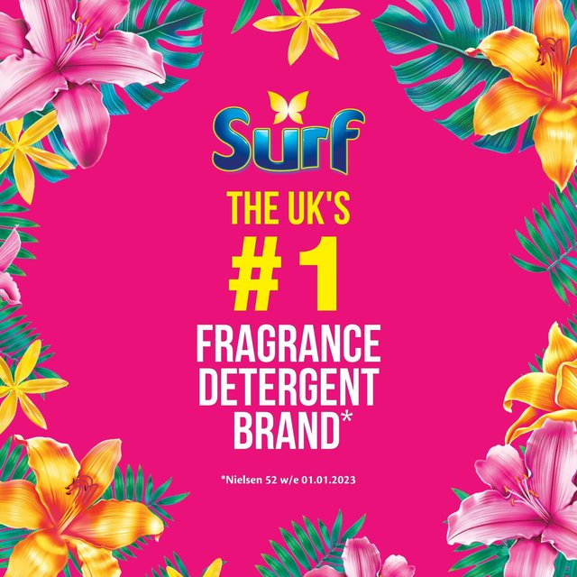 Surf Tropical Lily 3 in 1 Washing Liquid Capsules 45 Wash 45 per pack GOODS M&S