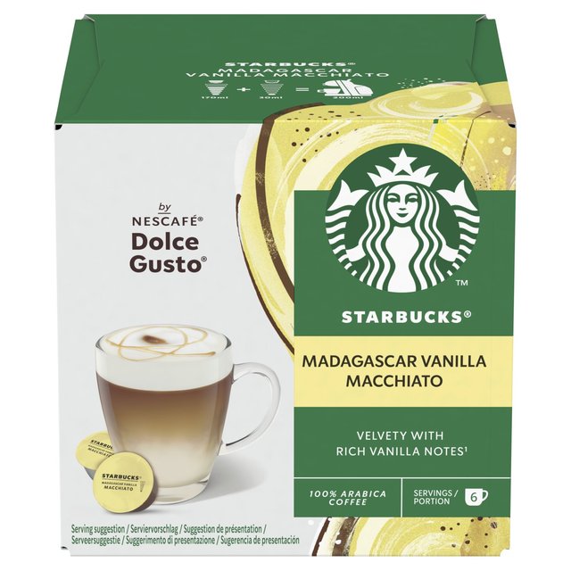 Starbucks by Nescafe Dolce Gusto Vanilla Macchiato 12 per pack GOODS M&S
