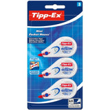 Tipp-Ex Mini Pocket Mouse Correction Tape Roller 3 per pack GOODS M&S