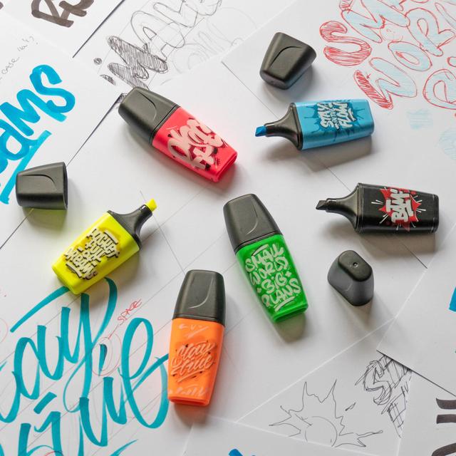 STABILO Boss Mini snooze one Highlighters Pack 5pcs 5 per pack GOODS M&S