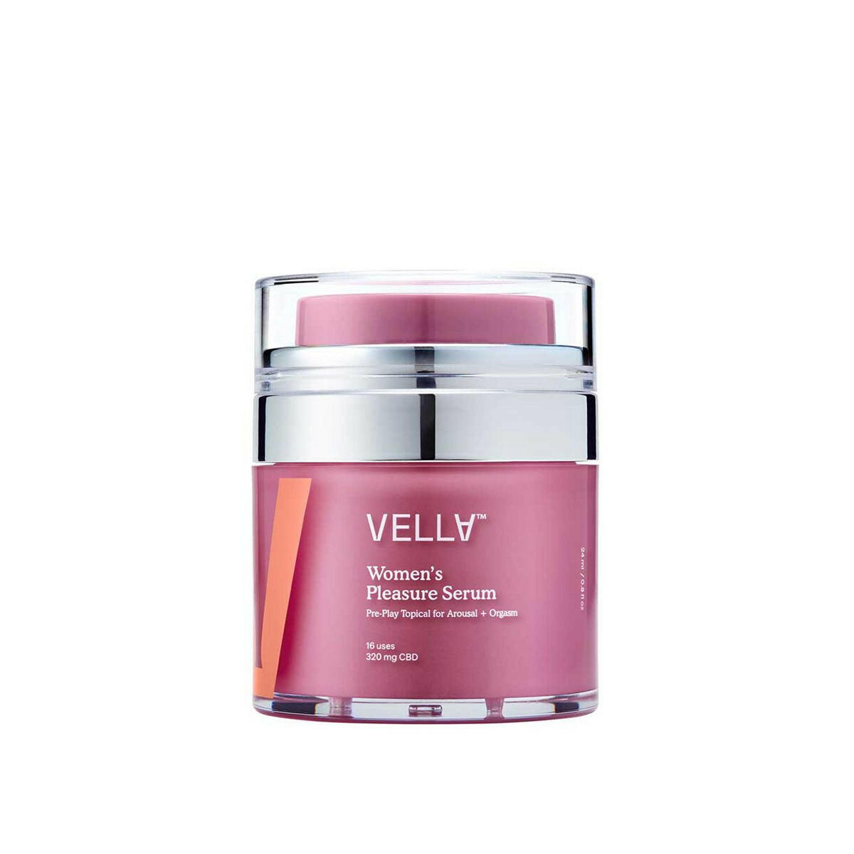 Vella Women's Pleasure Serum Multi-use Jar 24ml (320mg CBD) Body Care Boots