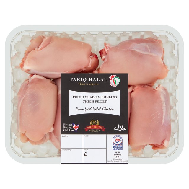 Tariq Halal Chicken Skinless Thigh Fillets 600g GOODS M&S