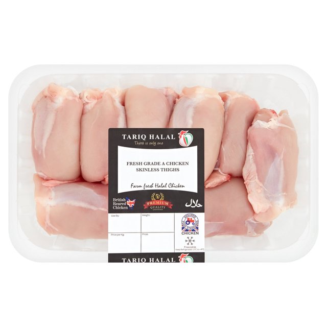 Tariq Halal Chicken Skinless Thighs 1000g GOODS M&S