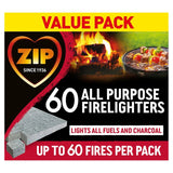 Zip All Purpose Firelighters Block 60 60 per pack GOODS M&S