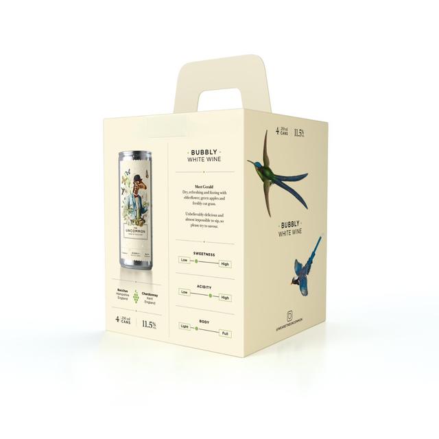 The Uncommon English Bubbly White Wine Multipack 4 x 250ml GOODS M&S